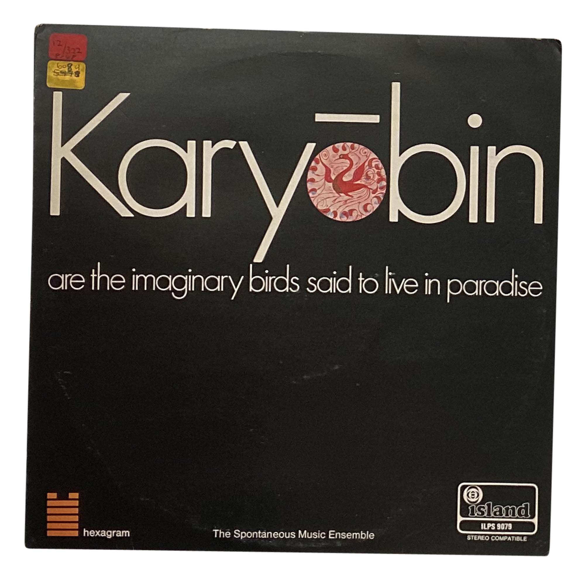 SPONTANEOUS MUSIC ENSEMBLE - KARYOBIN LP (ILPS 9079). Truly wild free/improv from 1968.