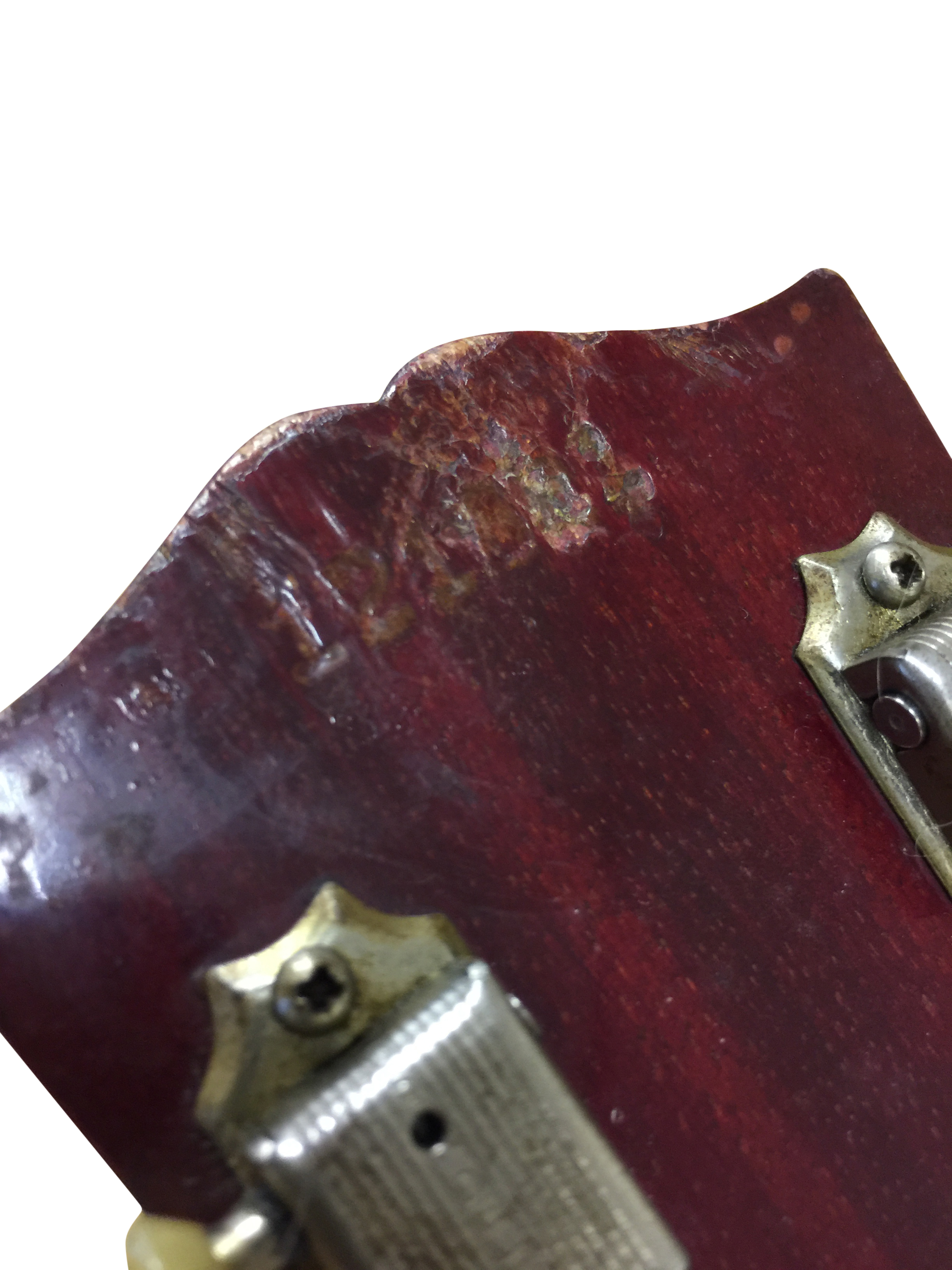 1963 GIBSON 335 CHERRY RED ELECTRIC GUITAR. - Image 9 of 20
