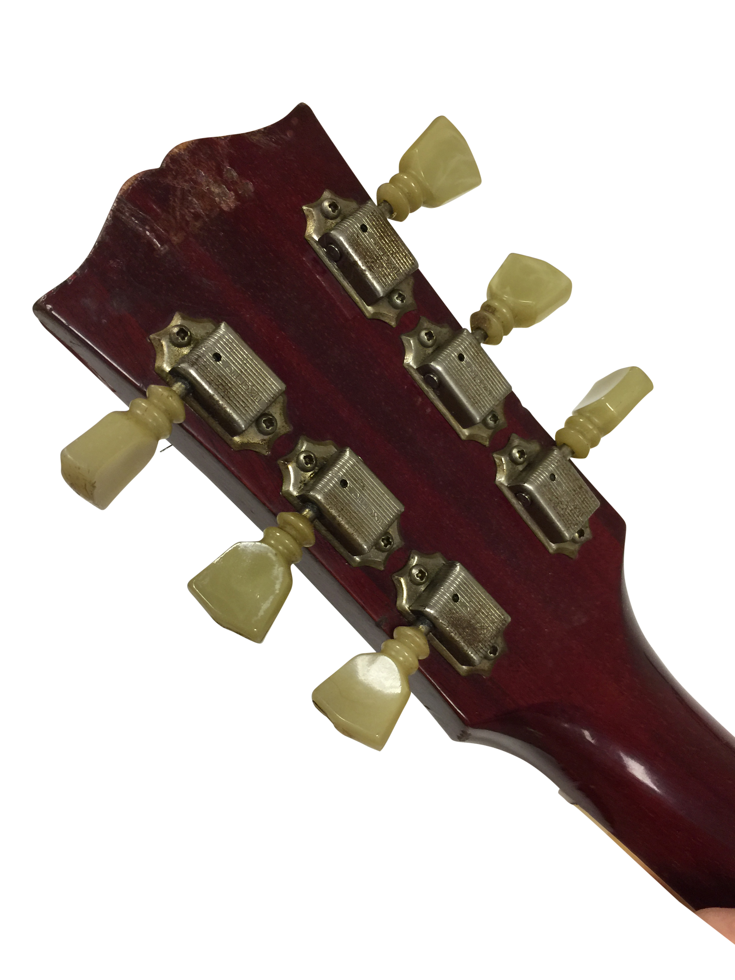 1963 GIBSON 335 CHERRY RED ELECTRIC GUITAR. - Image 10 of 20