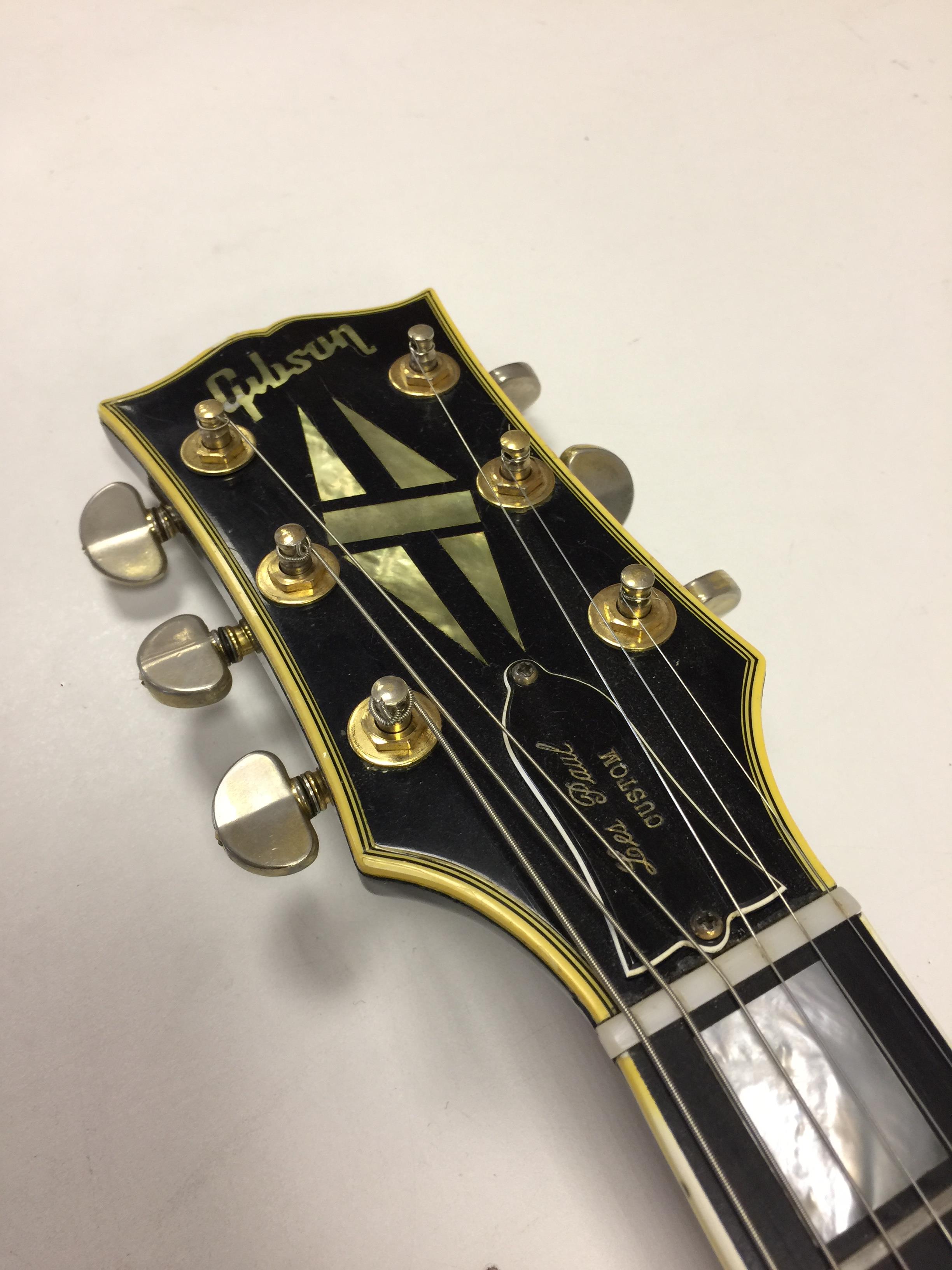 GIBSON LES PAUL CUSTOM 1969 BLACK BEAUTY ELECTRIC GUITAR - OWNED BY BILLY DUFFY OF THE CULT. - Image 3 of 20