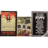 STIFF RECORDS POSTERS. Three original Stiff Records label promo posters.