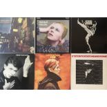 DAVID BOWIE - LPs. Star selection of 7 x choice LPs from The Duke.