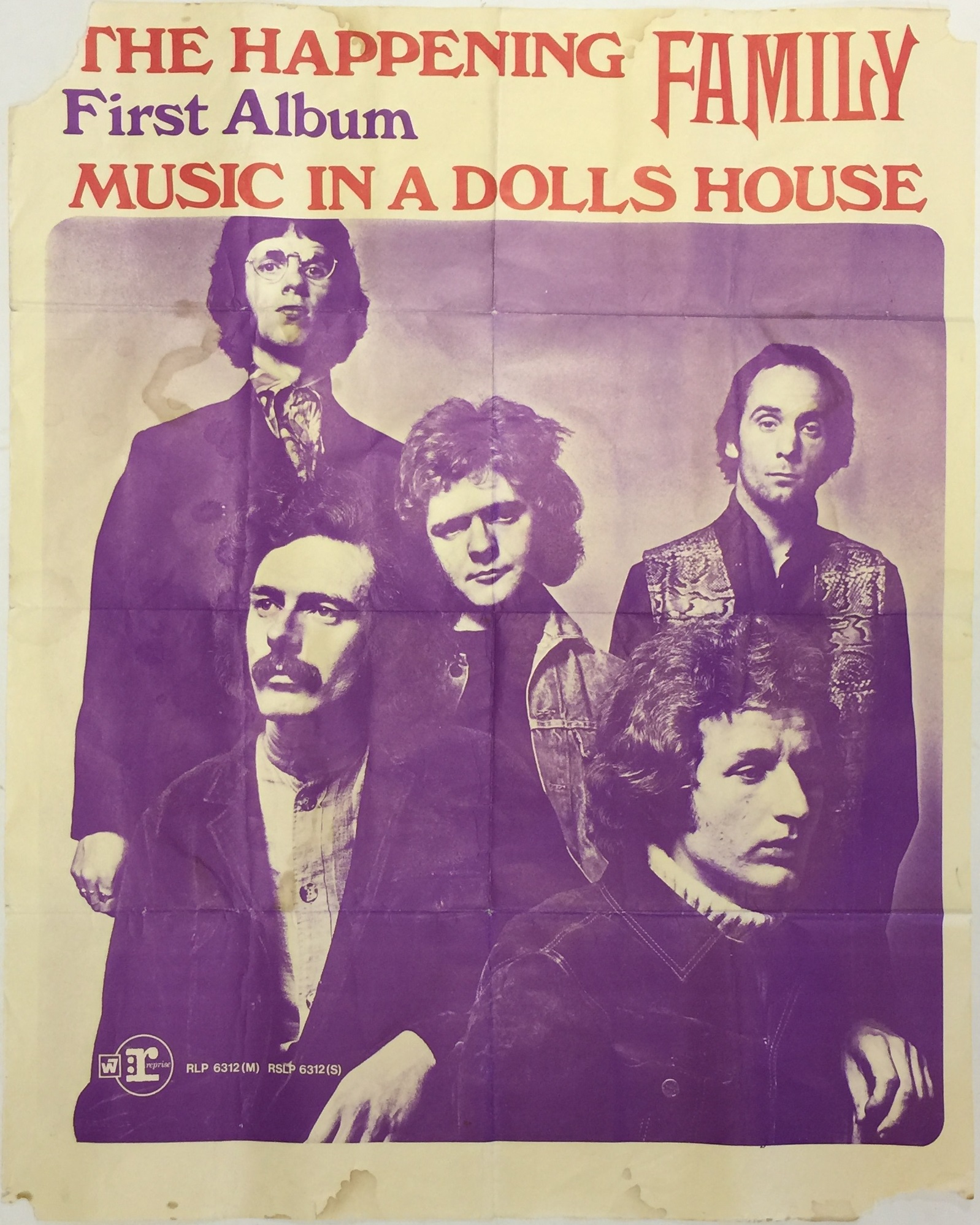 FAMILY - MUSIC IN A DOLL'S HOUSE ORIGINAL POSTER.