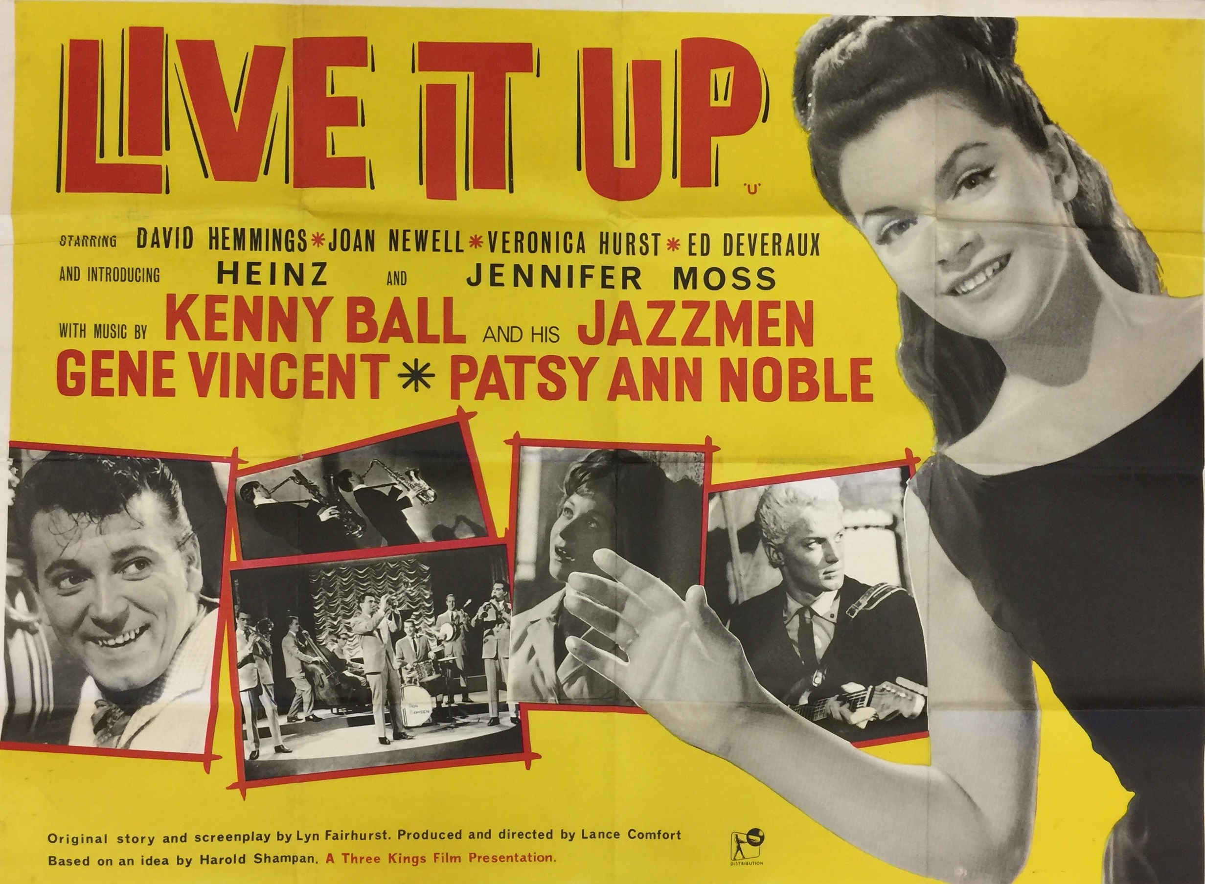 GENE VINCENT LIVE IT UP QUAD.