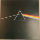 PINK FLOYD - THE DARK SIDE OF THE MOON - 1ST UK 'SOLID BLUE' PRESSING LP (SHVL 804).