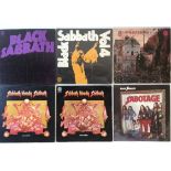 BLACK SABBATH - LPs (INCLUDING UK & OVERSEAS SWIRLS).