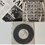 PUNK/NEW WAVE - 7" RARITIES. Scorching bundle of 3 x hard to find sevens including a test pressing.