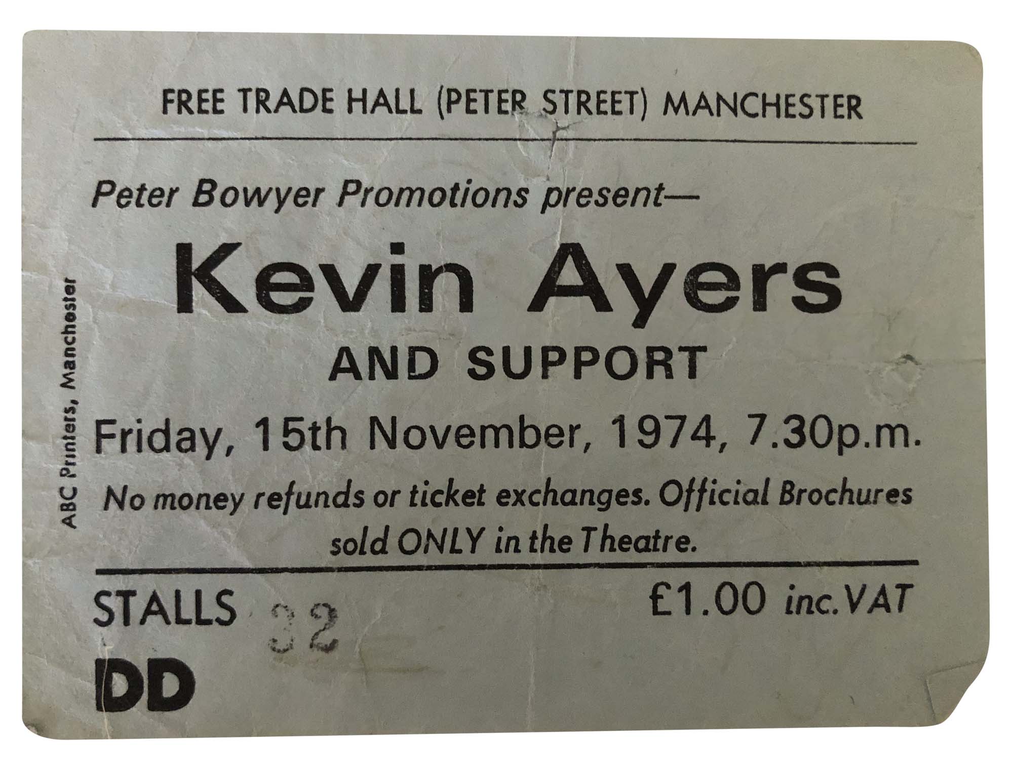 KEVIN AYERS PHOTOGRAPH WITH COPYRIGHT. - Image 2 of 8