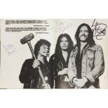 MOTORHEAD SIGNED PROGRAMME.