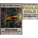 STONE ROSES FOOLS GOLD PROMO POSTERS.