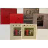 RUSH - LP/12"/7" COLLECTION (PLUS 10" AND MEMORABILIA).