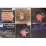 HENDRIX/FLOYD/SABBATH - LPs. Totally wicked collection of 17 x LPs.