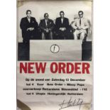 NEW ORDER ROTTERDAM 1980 POSTER.