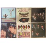 THE ROLLING STONES - LPs/7". Nice split pack of 7 x LPs with 17 x 7".