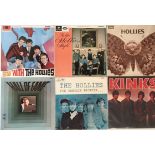 KINKS/HOLLIES/60s R&B - LPs. Brill pack of 8 x classic LPs.