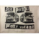 SEX PISTOLS PRETTY VACANT POSTER.