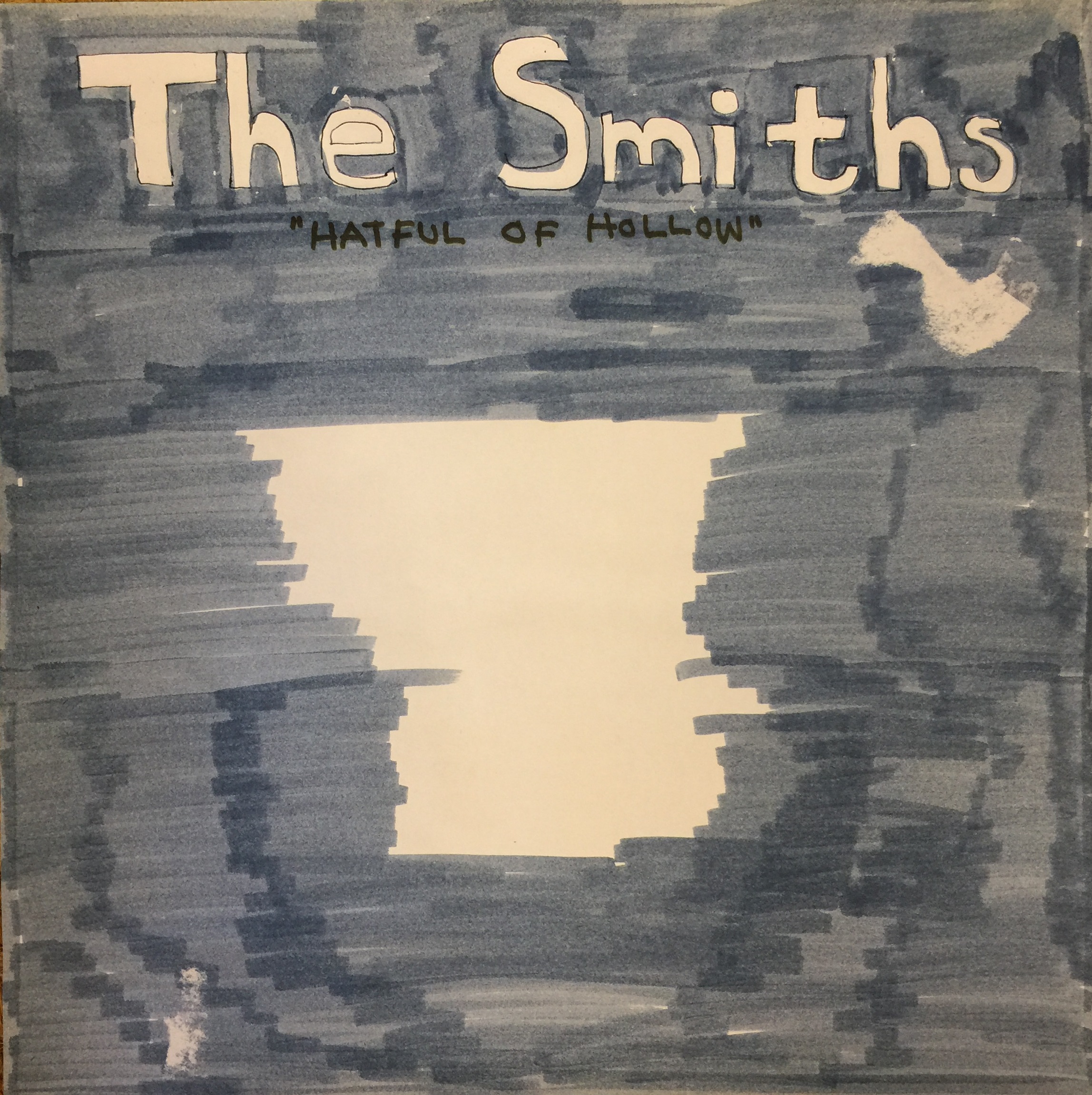 THE SMITHS HATFUL OF HOLLOW SLEEVE DESIGN HAND DRAWN BY MORRISSEY. - Image 2 of 5