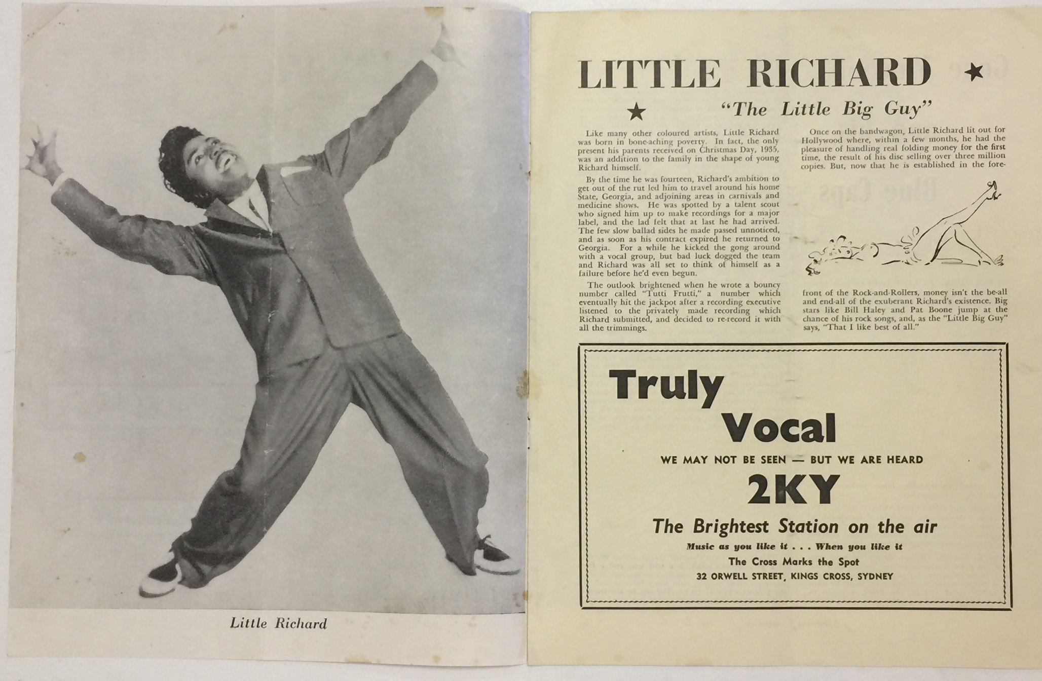 1957 LEE GORDON ROCK N ROLL PROGRAMME - LITTLE RICHARD/EDDIE COCHRAN. - Image 4 of 4