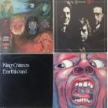 KING CRIMSON - UK PRESSING LPs. Entering the court with these 4 x early/original UK pressing LPs.