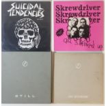 PUNK/NEW WAVE - LPs. Blistering selection of 4 x LPs.