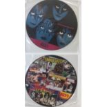 KISS PICTURE DISCS - LPs. Ace clean selection of 2 x Limited Edition Pic LPs.