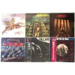 BUDGIE/GILLAN - LPs. Ace split collection of 18 x LPs from Budgie and Ian Gillan.