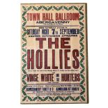 THE HOLLIES AT ABERGAVENNY POSTER.