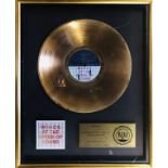 WINGS SPEED OF SOUND GOLD DISC.