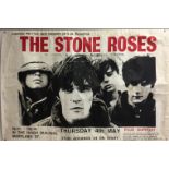 STONE ROSES LIVERPOOL POLY POSTER.