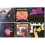 BLACK SABBATH - LPs (UK & OVERSEAS PRESSINGS).