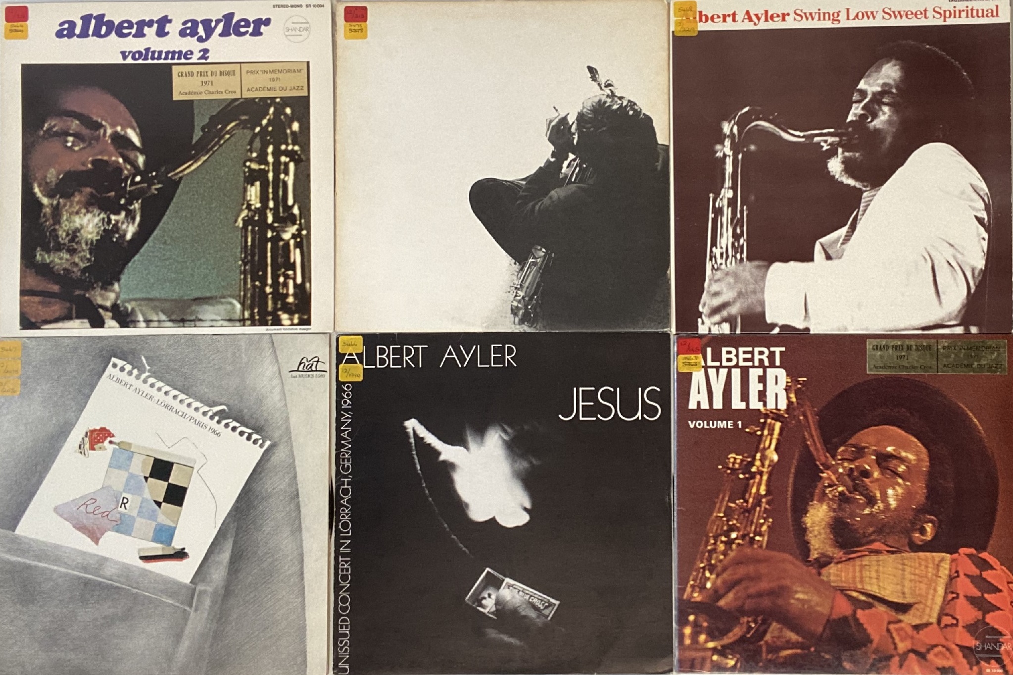 SONNY ROLLINS/ALBERT AYLER/GATO BARBIERI - LPs - 'SAXOPHONE COLOSSI!'.