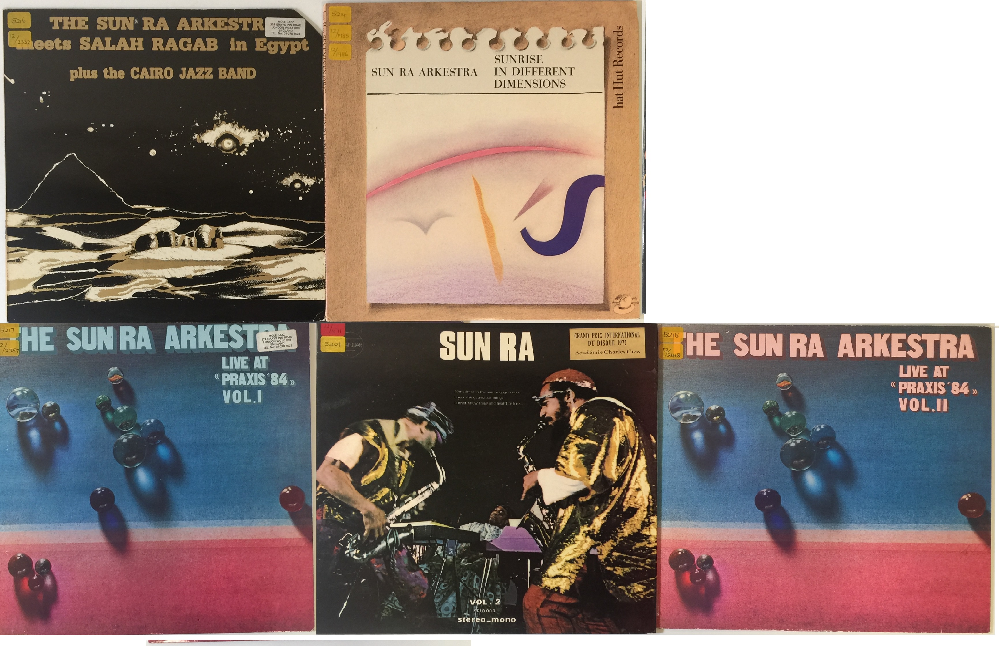 SUN RA - LPs.