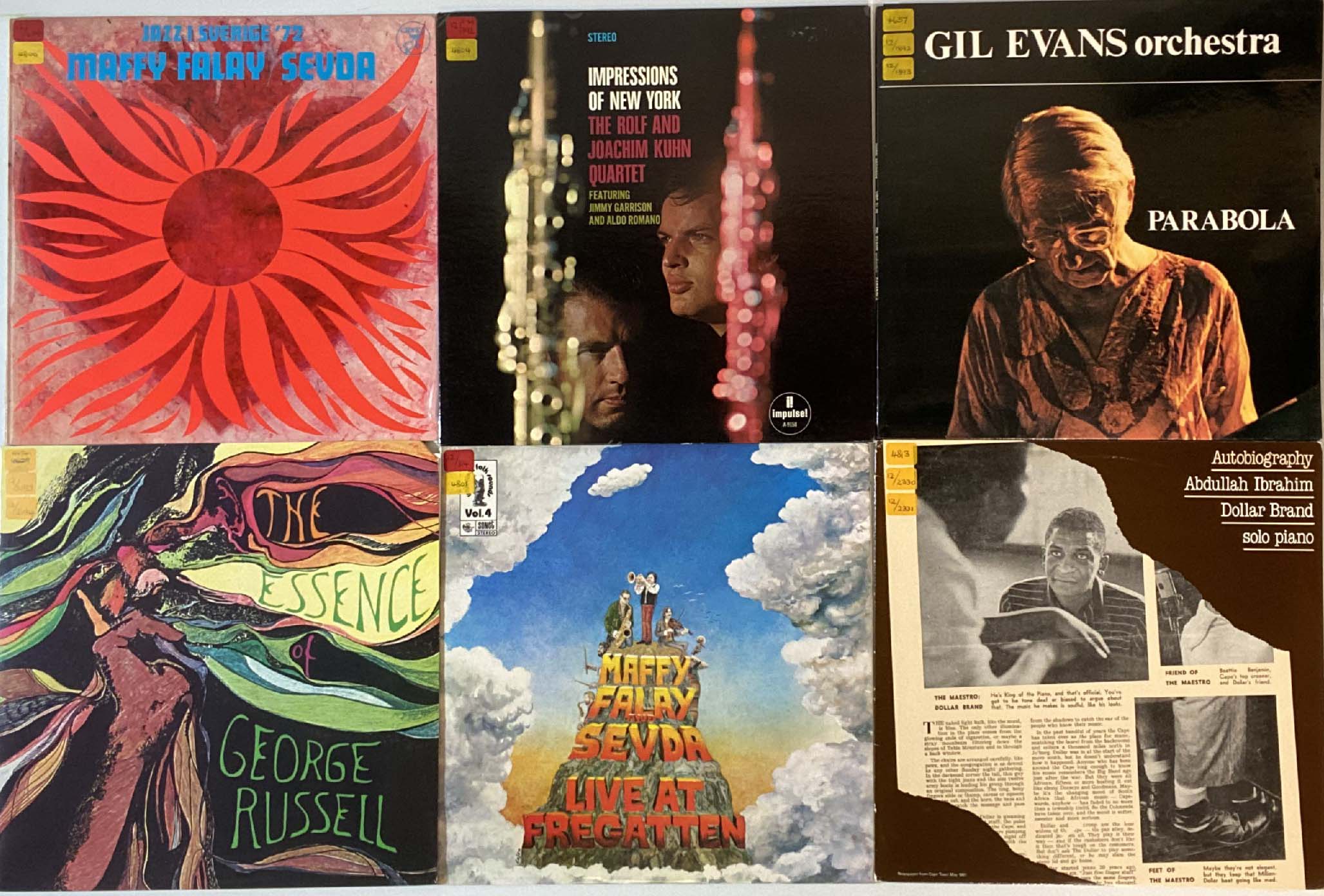 FREE/AVANT/IMPROVISATION JAZZ - LPs. More bill LPs with 28 included.