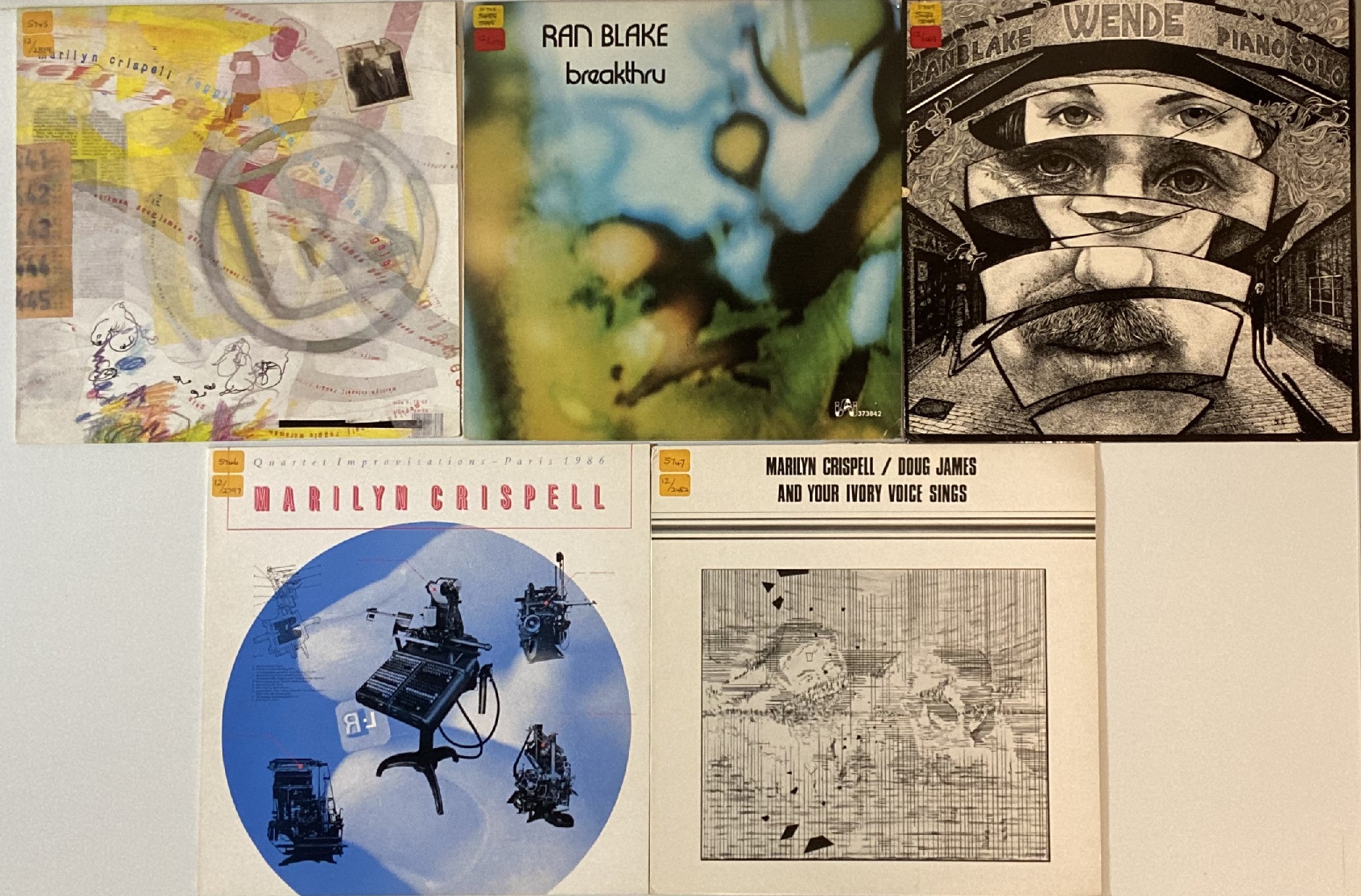 FREE/AVANT/IMPROVISATION JAZZ - LPs. Plenty more experimental releases with 17 x LPs here. - Image 3 of 3