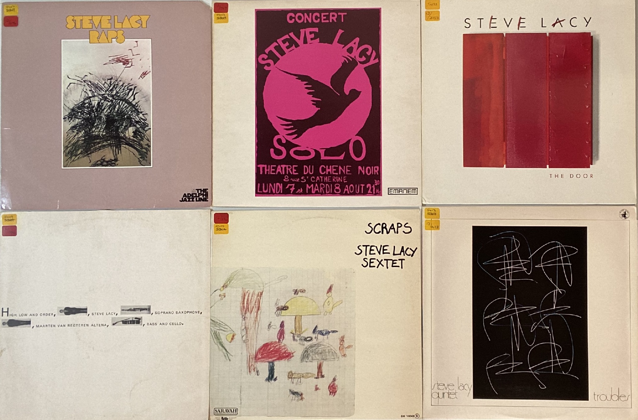 STEVE LACY - LP COLLECTION (INCLUDING ONE SIGNED). - Image 5 of 8