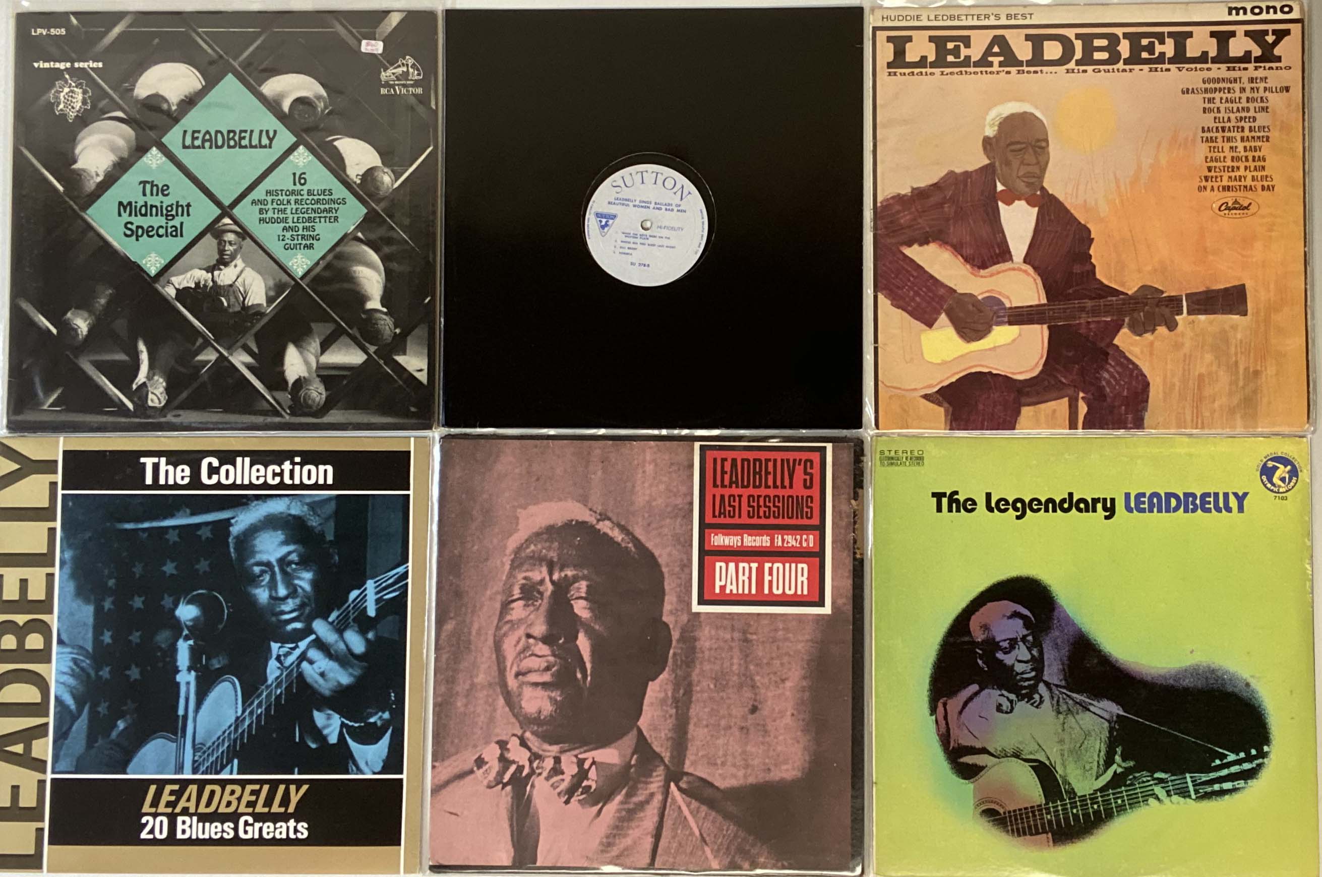 LEADBELLY/JOSH WHITE (AND RELATED) - LPs. Excellent collection of 23 x LPs from Huddie and Josh. - Image 2 of 4
