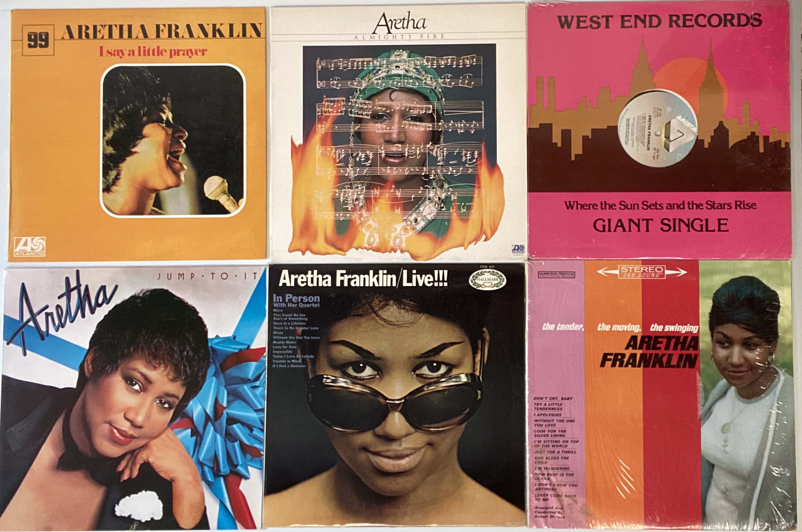 ARETHA FRANKLIN - LPs/12" COLLECTION (MAINLY ARCHIVE CONDITION). - Image 4 of 7