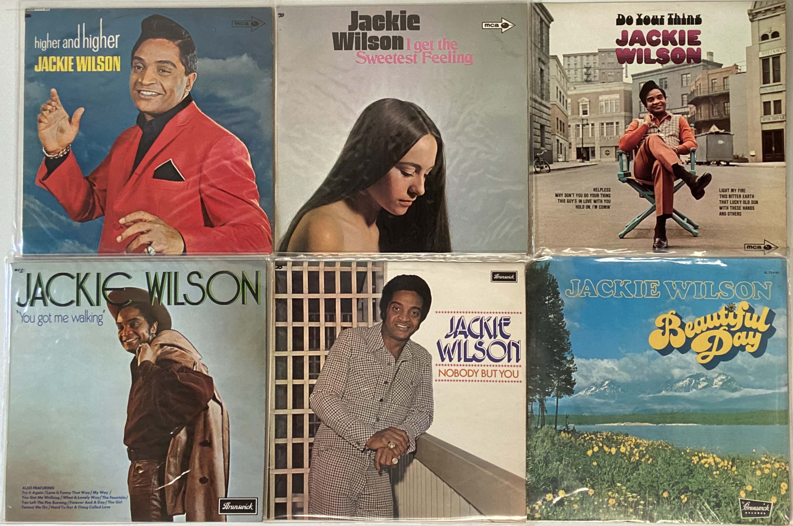 JACKIE WILSON - LP & 12" COLLECTION.