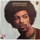 GIL SCOTT HERON - PIECES OF A MAN LP (ORIGINAL UK PRESSING - PHILIPS 6369 415).