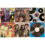 SHALAMAR/LEVEL 42 - 12"/LP COLLECTION. Funky as split collection of 73 x 12"/LPs.