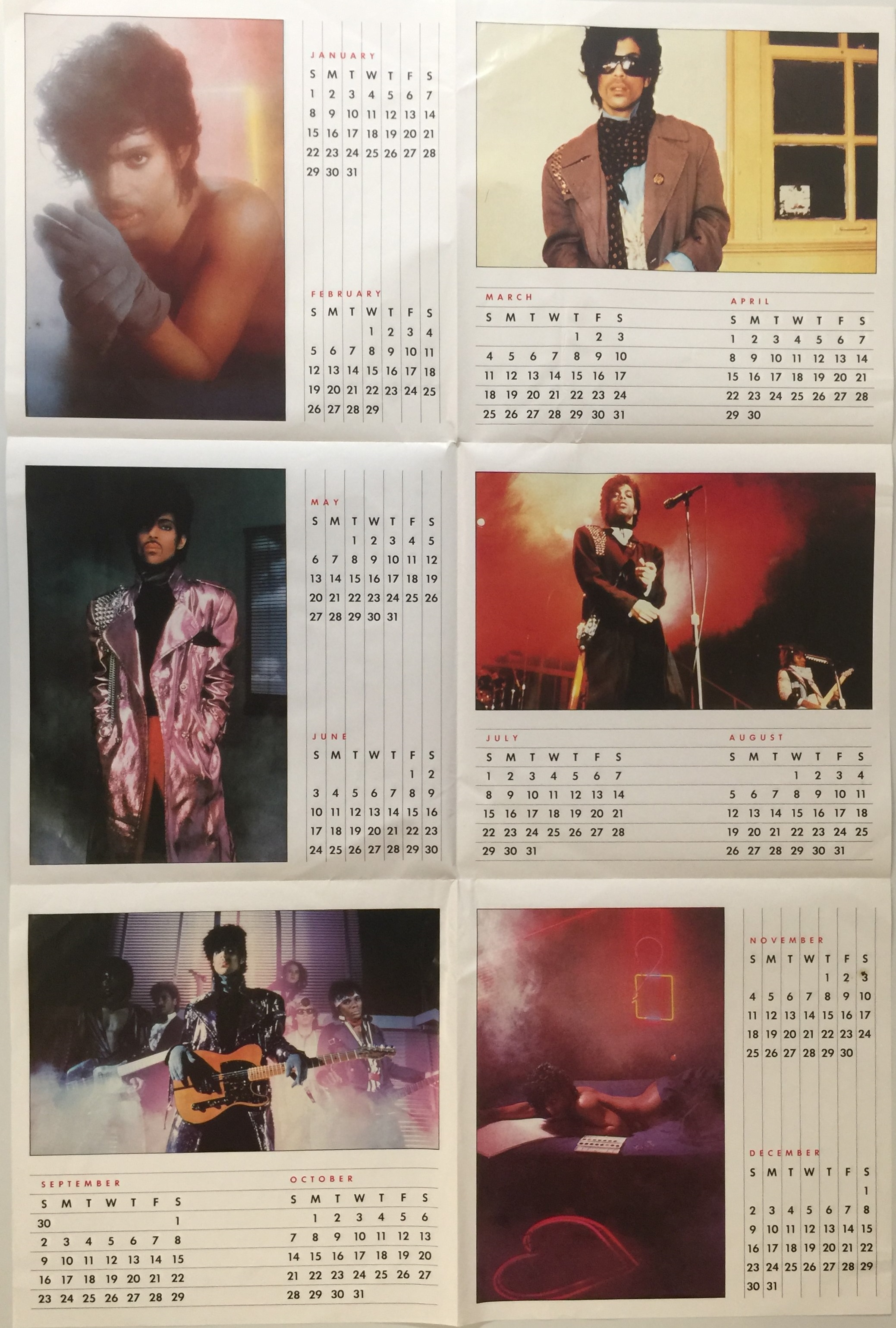 PRINCE - LITTLE RED CORVETTE 12" (WITH CALENDAR - W 9436 T). - Image 5 of 5