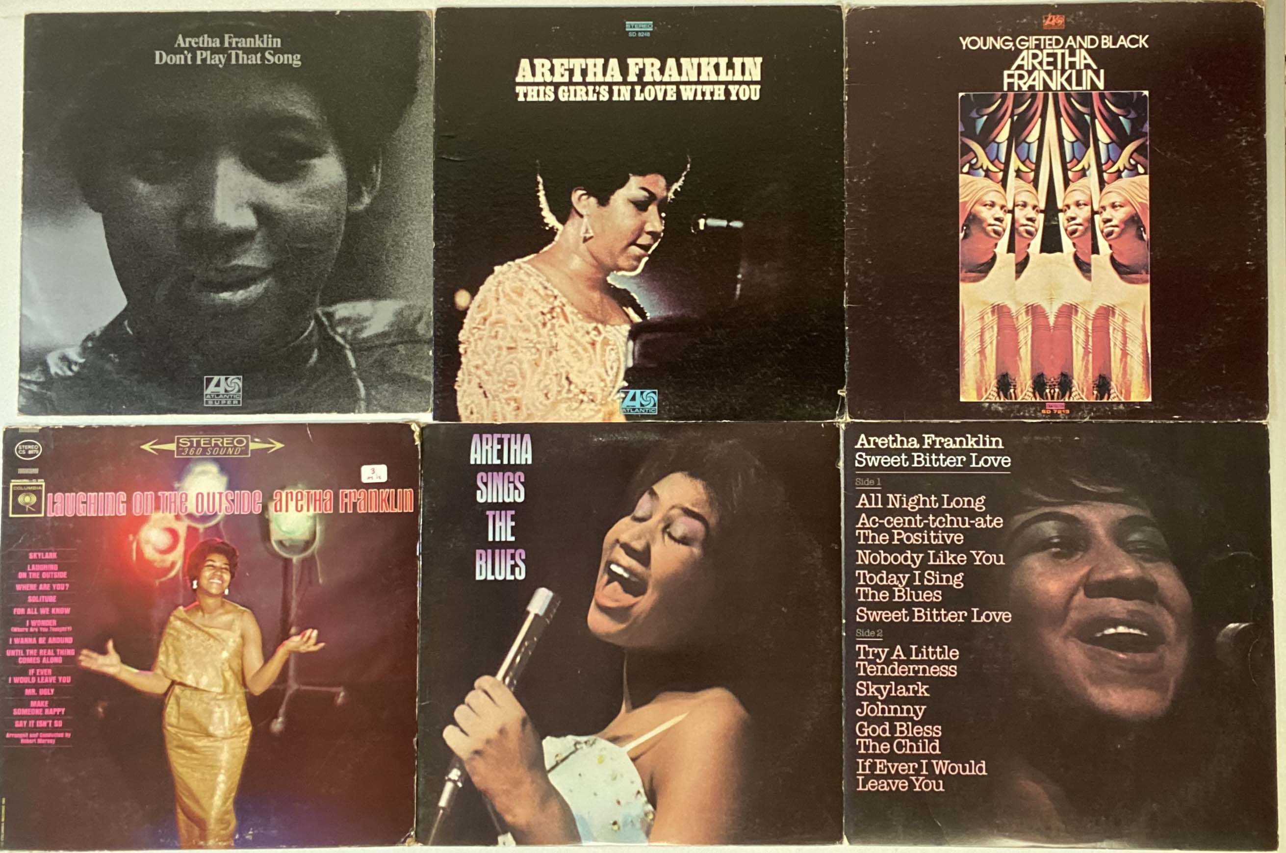 ARETHA FRANKLIN - LP WITH 12" COLLECTION. - Image 5 of 7