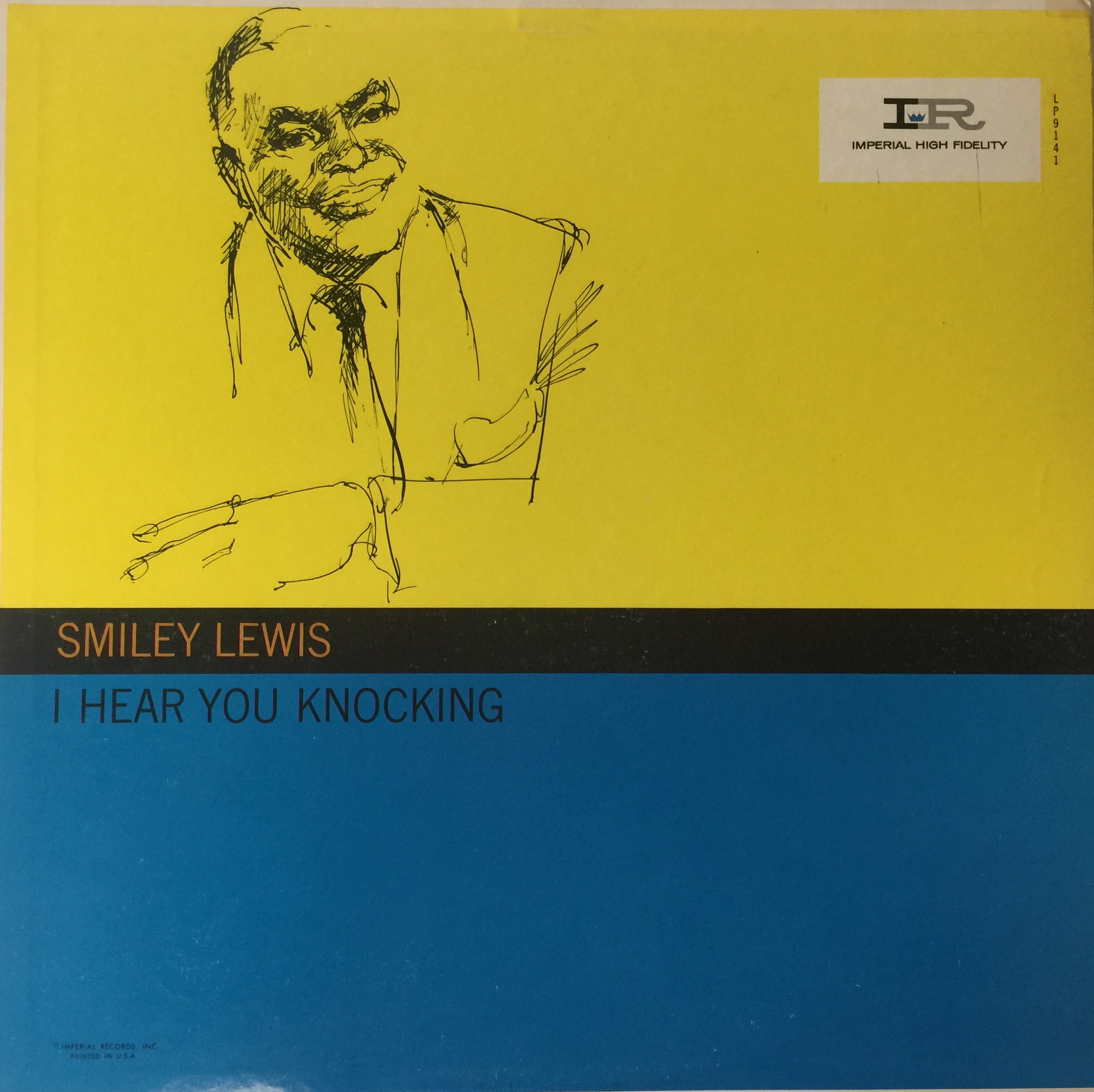 SMILEY LEWIS - I HEAR YOU KNOCKING LP (ORIGINAL US PRESSING - IMPERIAL LP 9141).