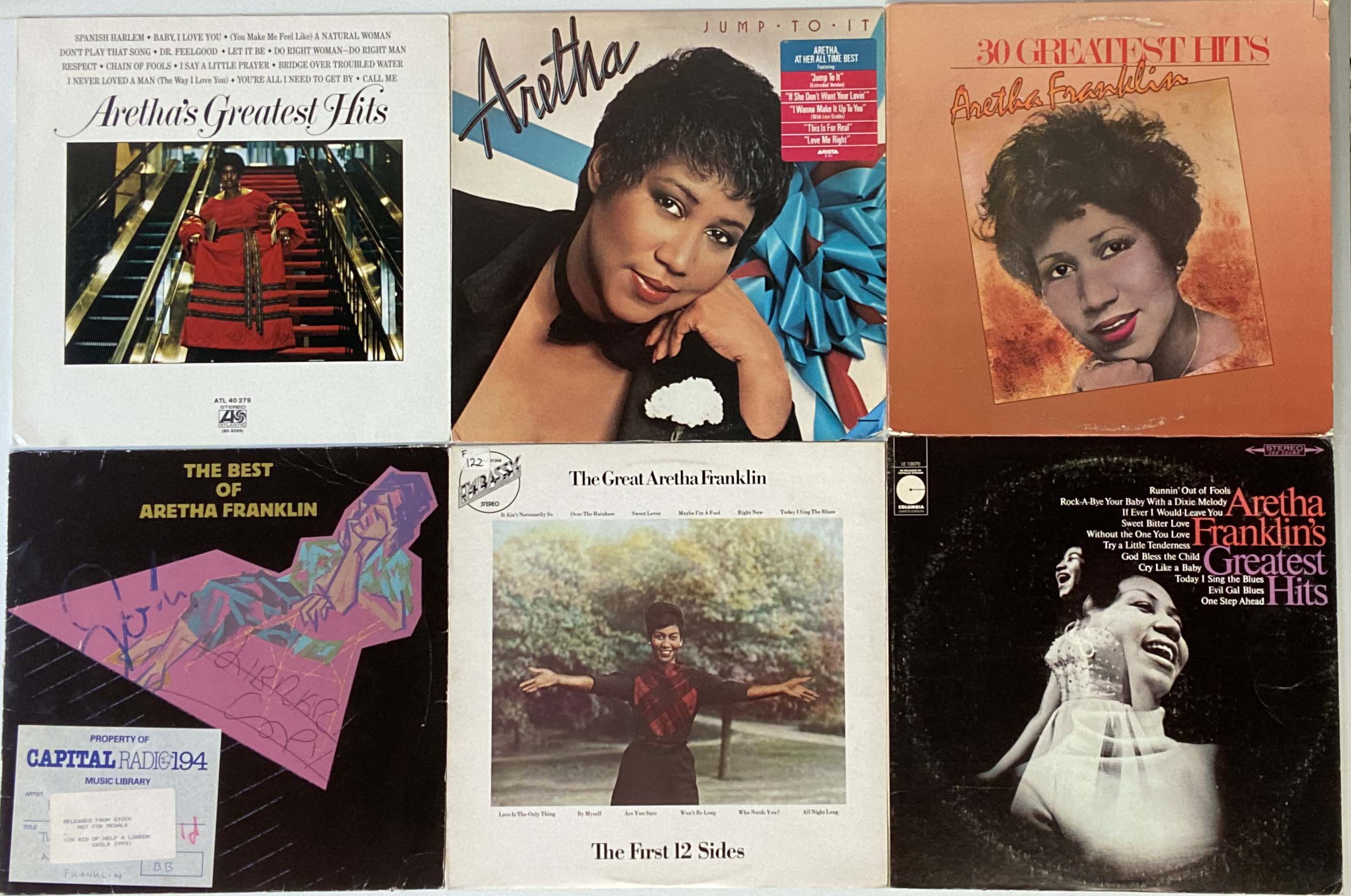 ARETHA FRANKLIN - LP WITH 12" COLLECTION. - Image 3 of 7