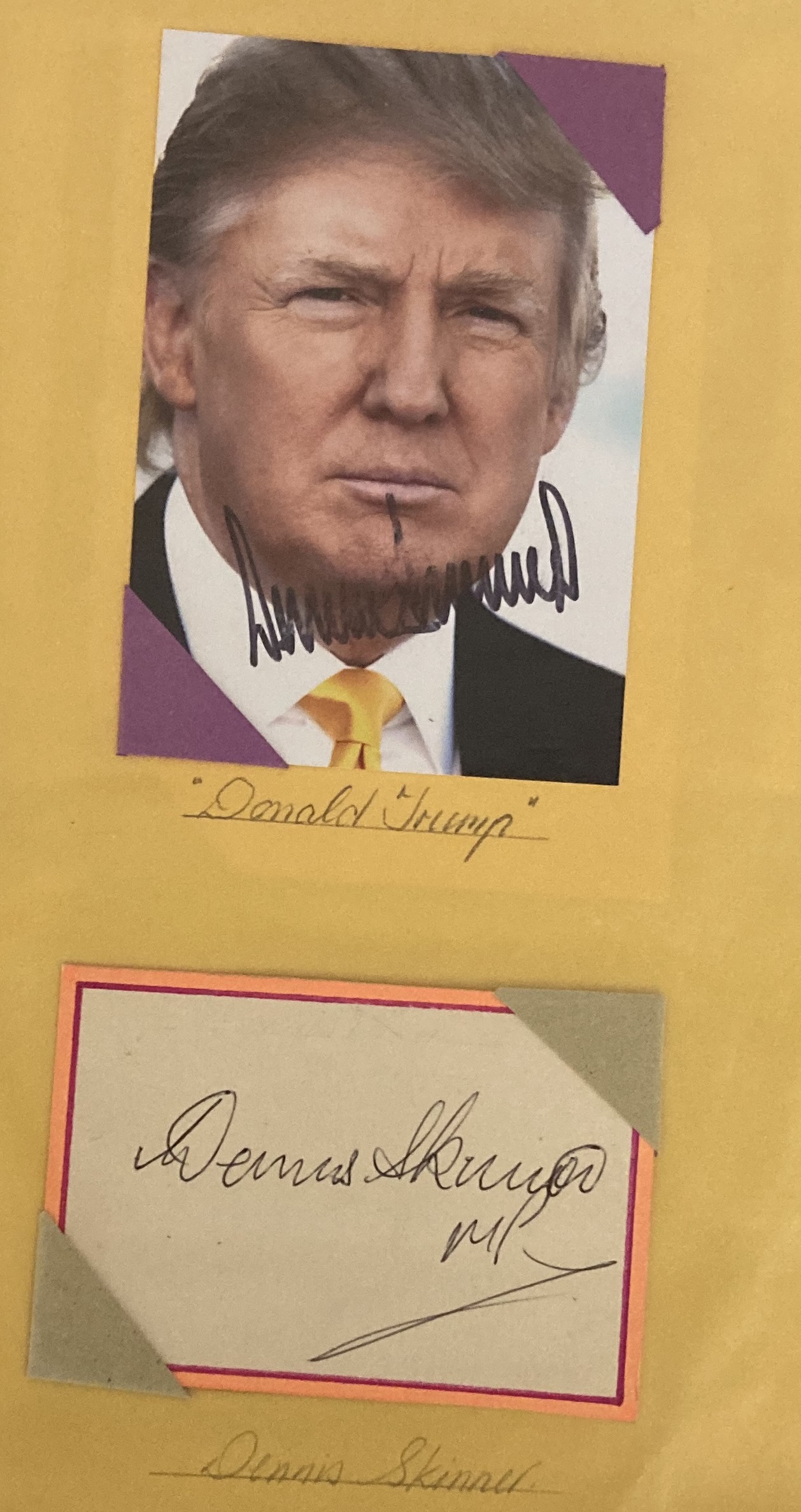 UK AND OTHER POLITICIANS INC DONALD TRUMP - AUTOGRAPHS. - Image 3 of 35