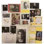 HARRY POTTER STARS AUTOGRAPHS.