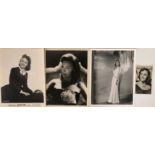 ORIGINAL DONNA REED VINTAGE FILM PHOTOGRAPHS SOME SIGNED.