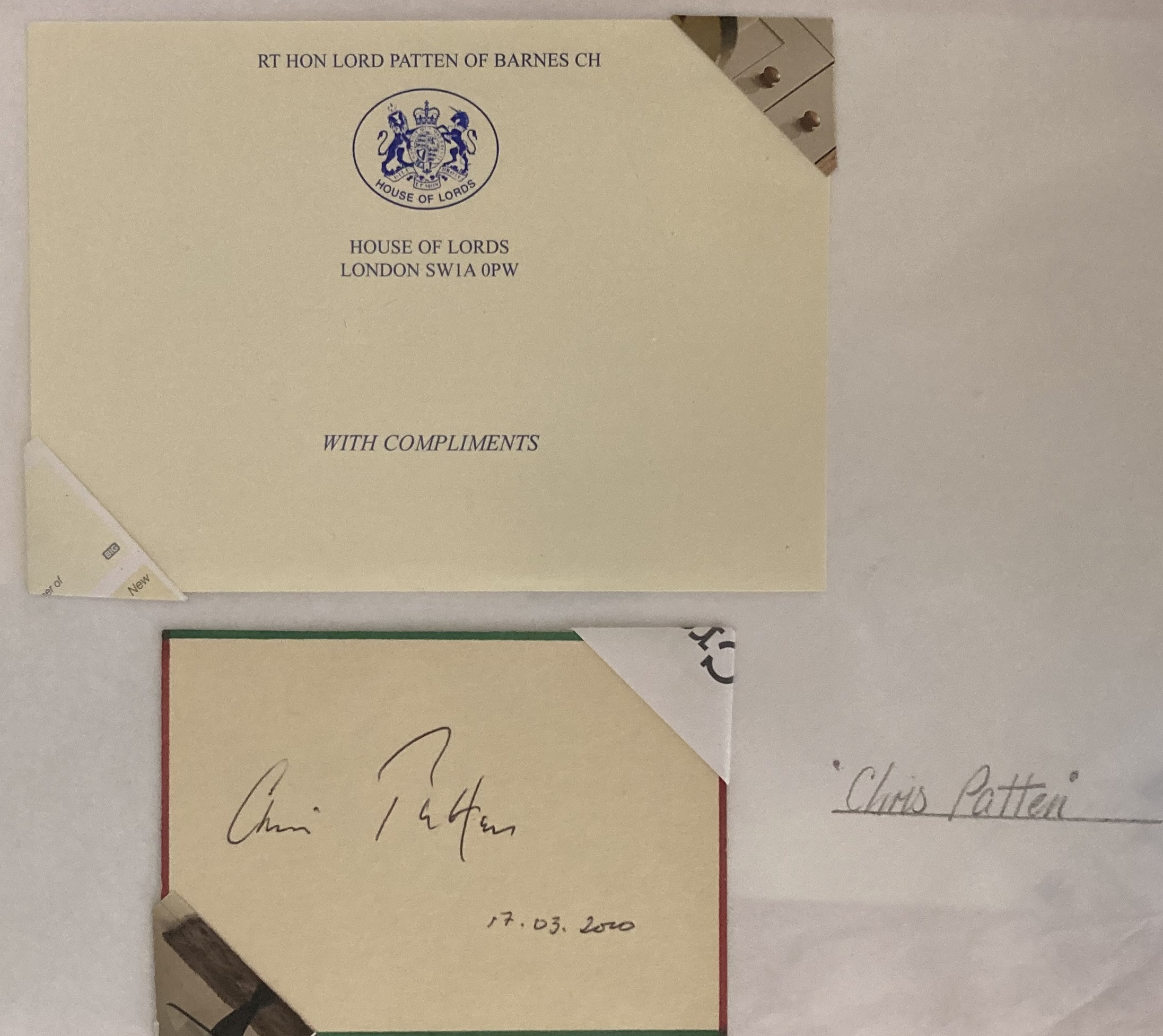 UK AND OTHER POLITICIANS INC DONALD TRUMP - AUTOGRAPHS. - Image 29 of 35