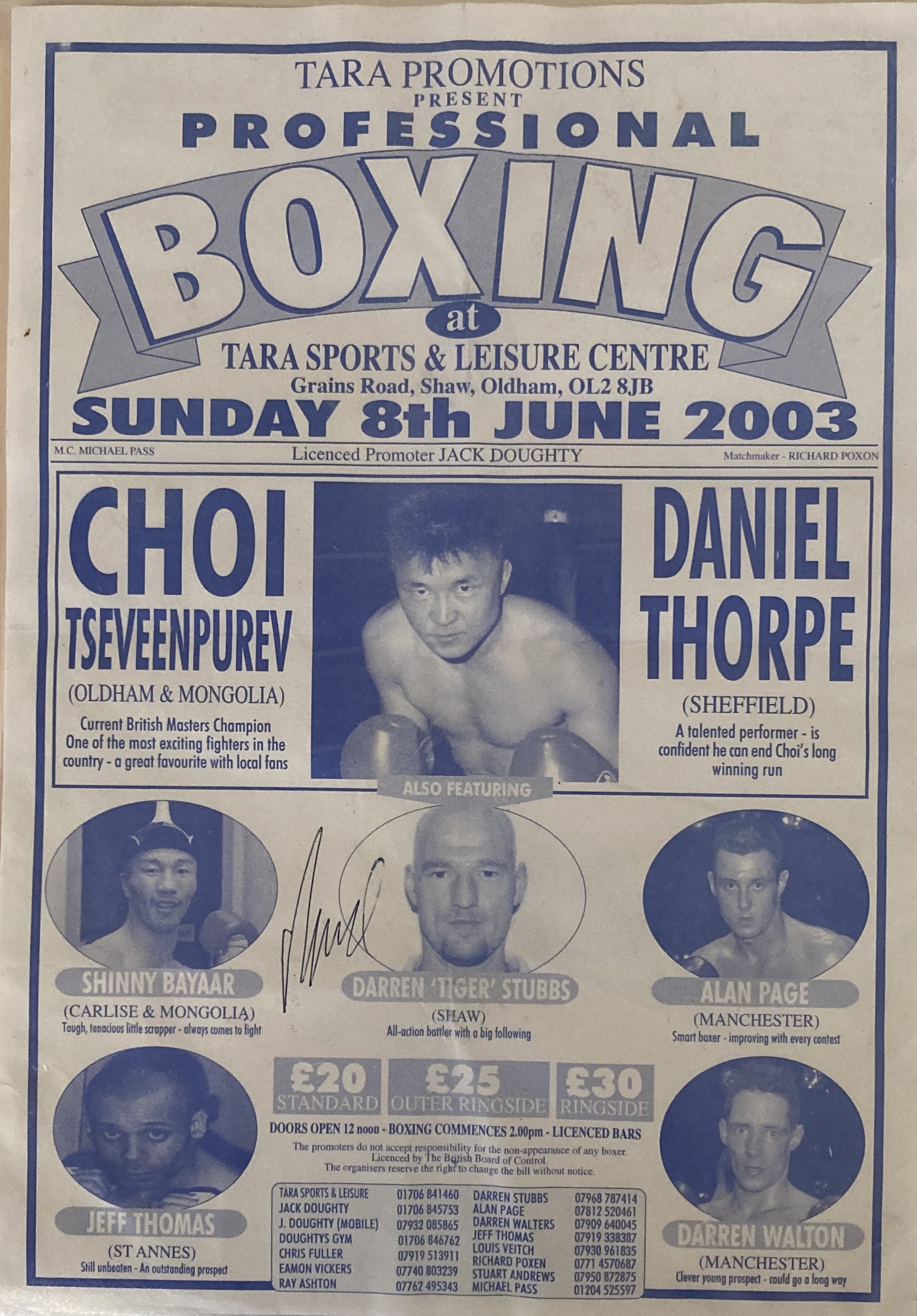 BOXING CORRESPONDENCE AND AUTOGRAPHS INC CARL FROCH. - Image 29 of 46