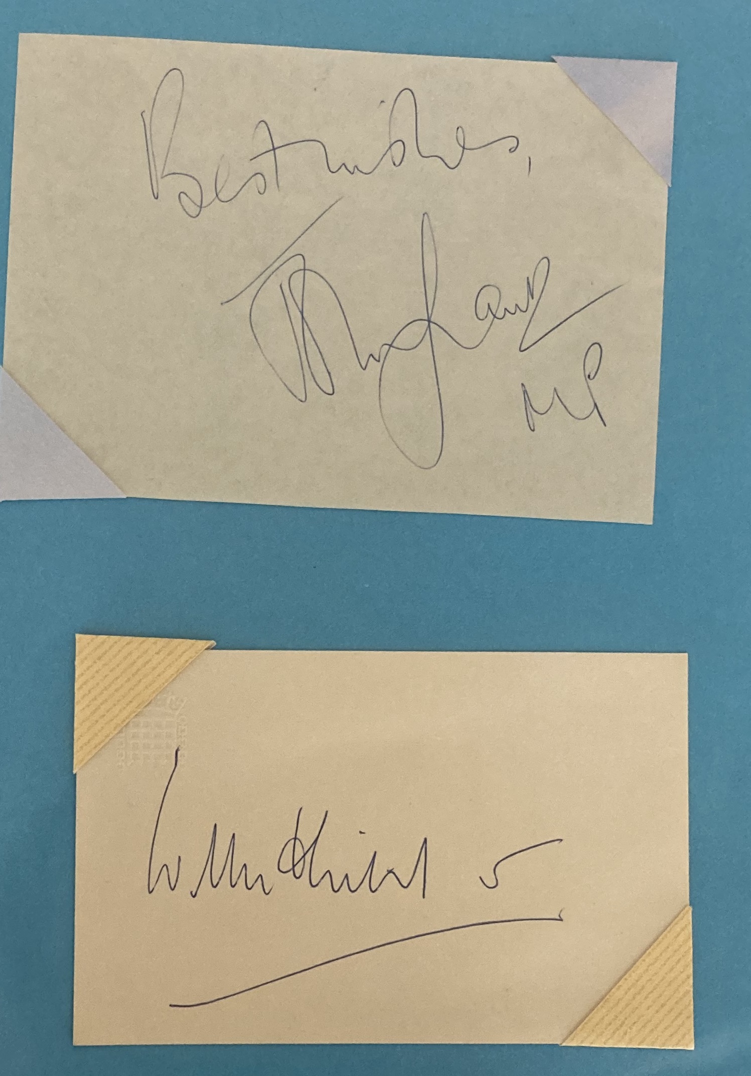 UK AND OTHER POLITICIANS INC DONALD TRUMP - AUTOGRAPHS. - Image 11 of 35